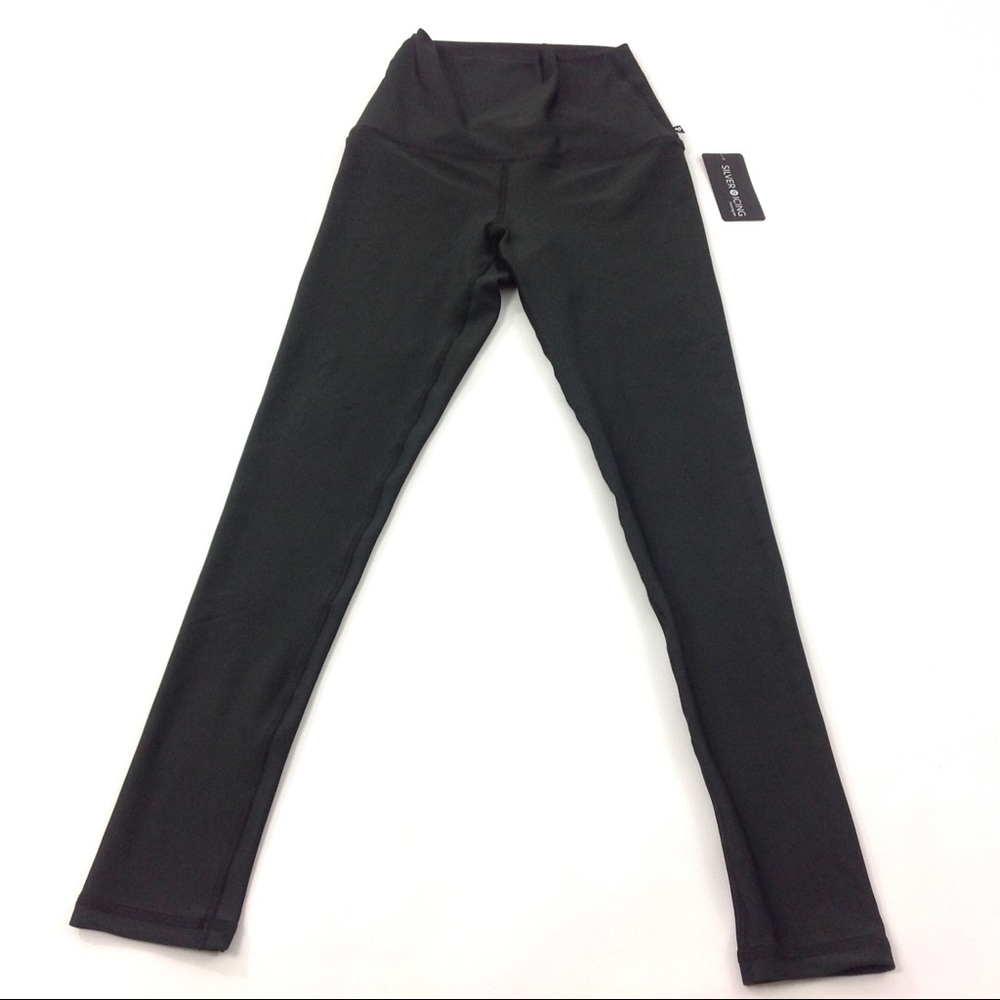 New Silver Icing Women Athletic Pants Leggings XXS